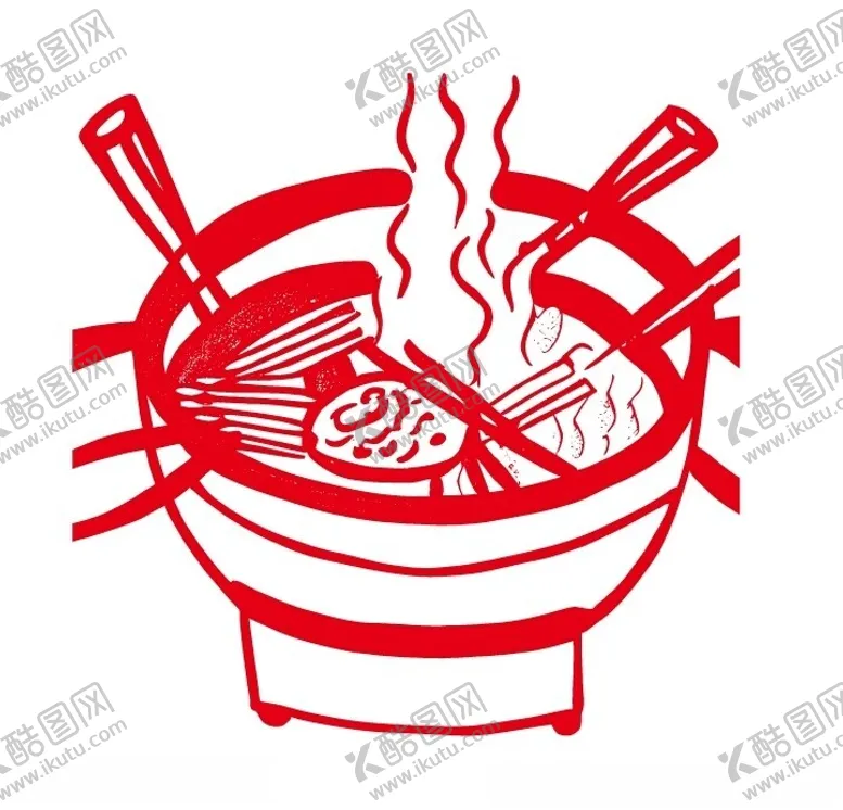 编号：30723902190339433563【酷图网】源文件下载-卡通火锅