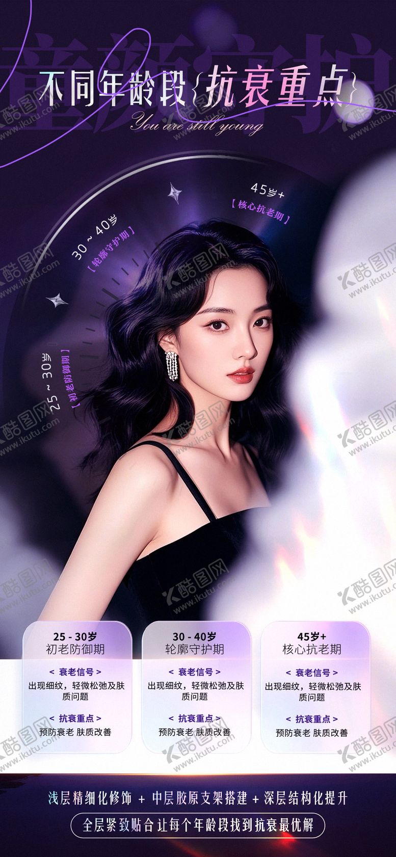 编号：23637811282031456065【酷图网】源文件下载-高级感医美海报 