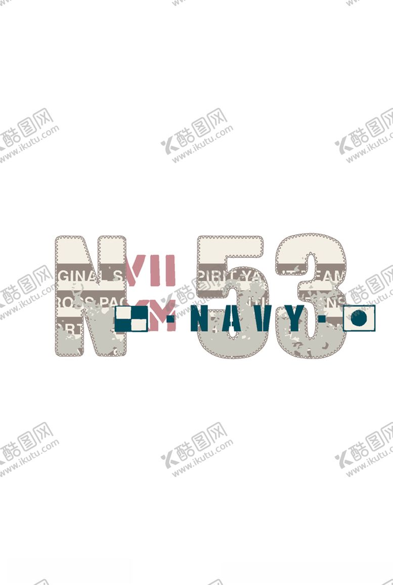 编号：45149505150607589681【酷图网】源文件下载-字母印花