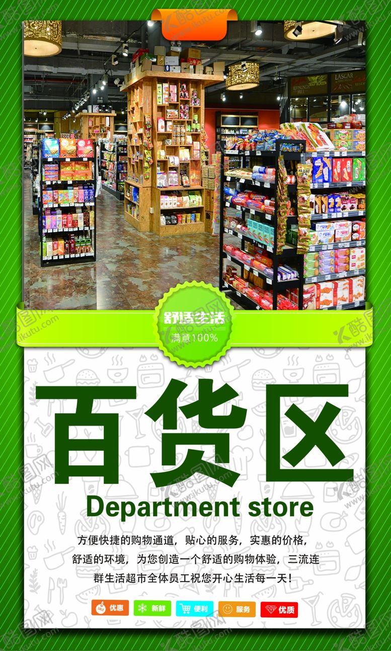 编号：26885309191302027888【酷图网】源文件下载-超市百货区