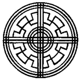 镂空花图案