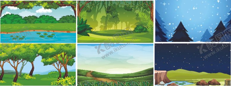 编号：22761004031818546726【酷图网】源文件下载-自然风景插画