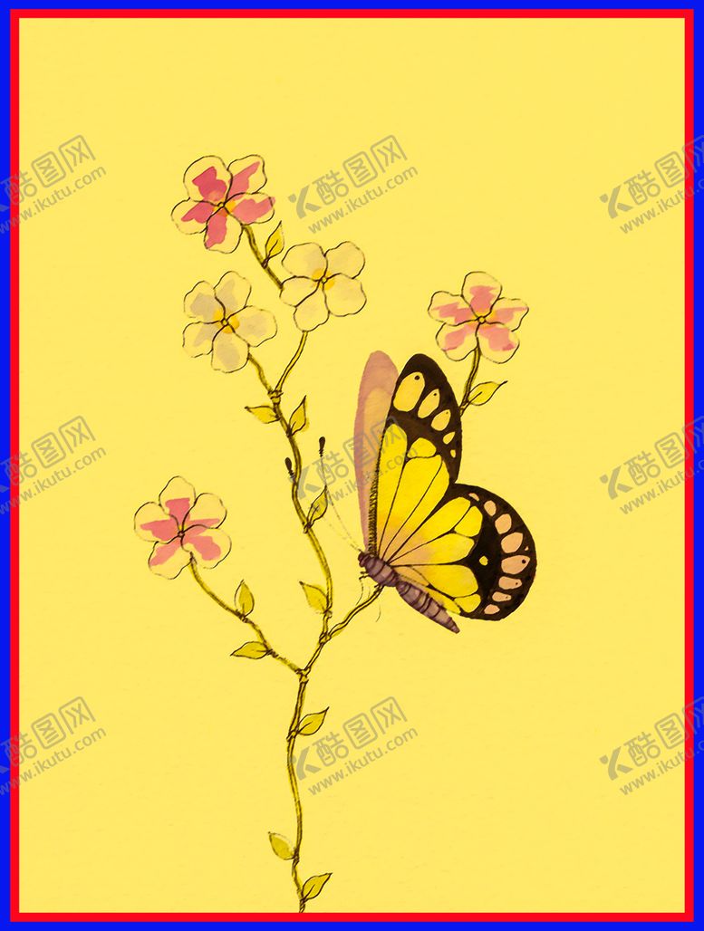 编号：33464905082004478417【酷图网】源文件下载-蝴蝶方巾方框