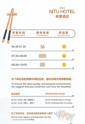 酒店用餐水牌