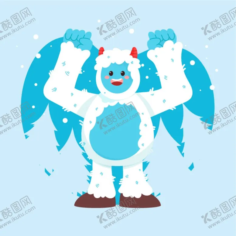 编号：42979712032008272311【酷图网】源文件下载-神秘雪人