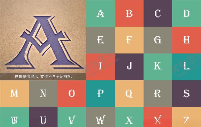 编号：19742205142349434942【酷图网】源文件下载-字母艺术字体