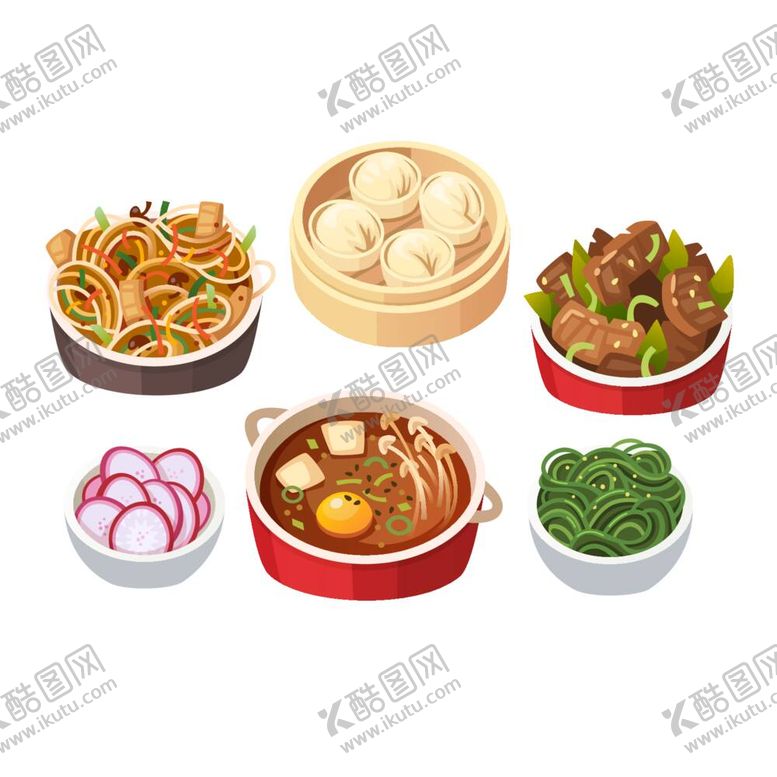 编号：18407510041032354726【酷图网】源文件下载-卡通美食