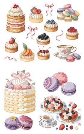 手绘甜品