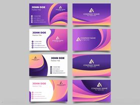 多彩几何风格宣传册模板