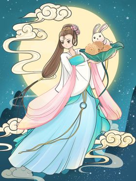 插画素材卡通壁纸图明信片风