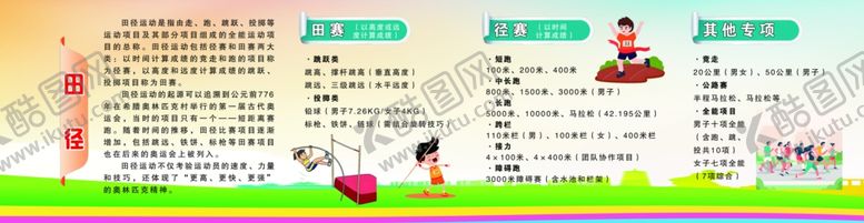 编号：38243106292101585031【酷图网】源文件下载-田径项目简介