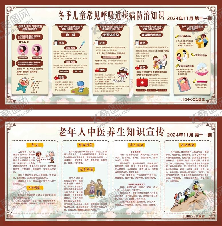 编号：39645310070638079240【酷图网】源文件下载-老年人健康生活知识展板