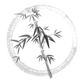 水墨竹子中国风素材装饰画中国风海报