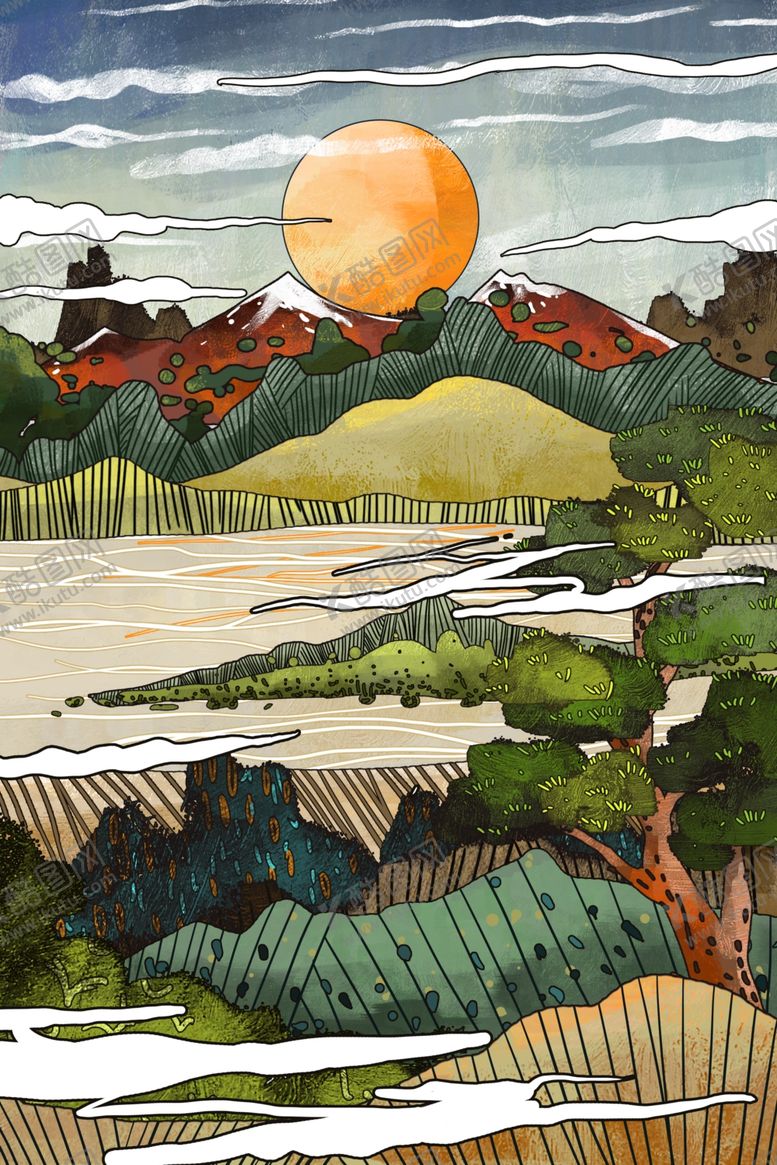 编号：70126610081910295837【酷图网】源文件下载-国潮海报设计图片