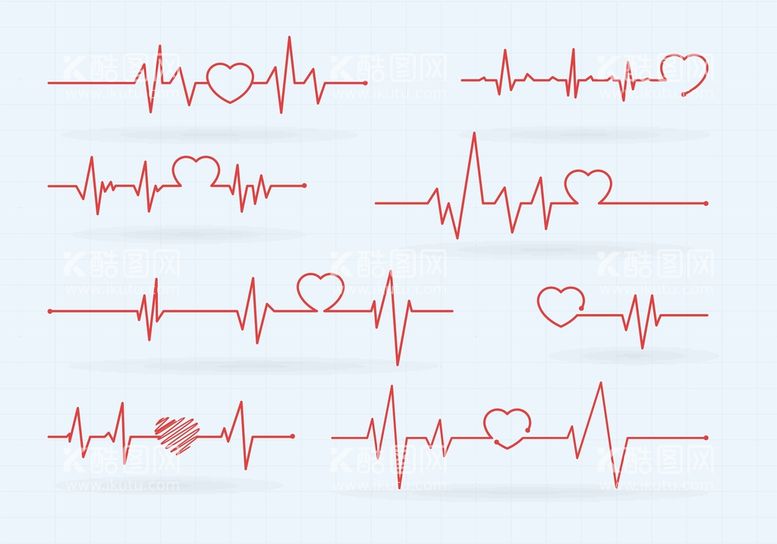编号：74337311130743219563【酷图网】源文件下载-心电图图标