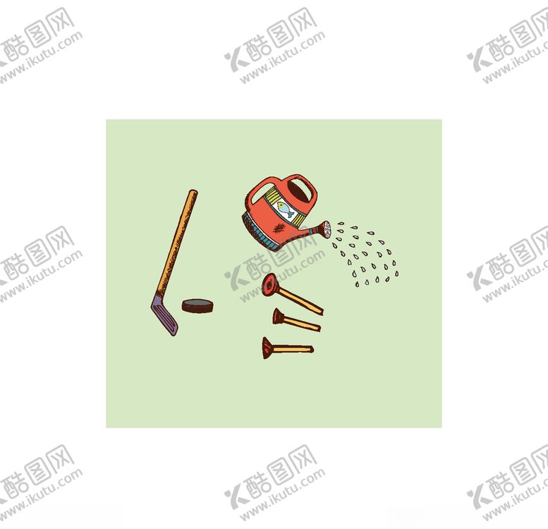 编号：22361606242039418651【酷图网】源文件下载-卡通农具