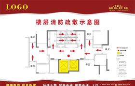楼层消防疏散图