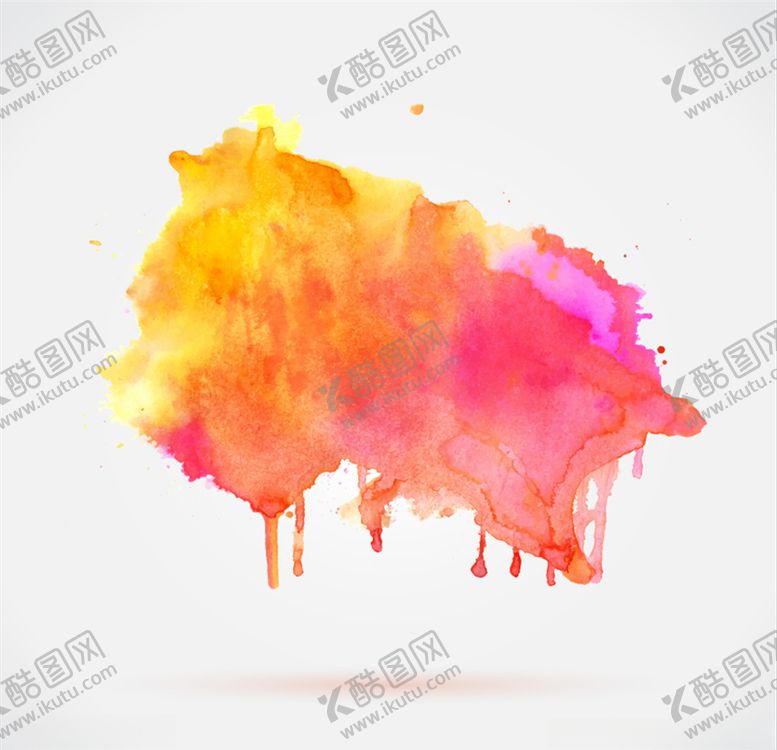 编号：62546410311111179935【酷图网】源文件下载-水彩水墨笔触