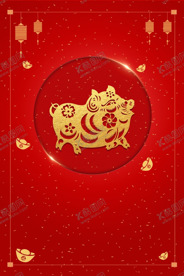 编号：39143505030611199399【酷图网】源文件下载-红色背景喜庆背景