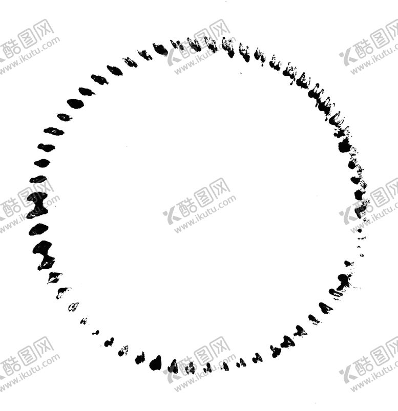 编号：21351410140606381648【酷图网】源文件下载-墨点环型边框
