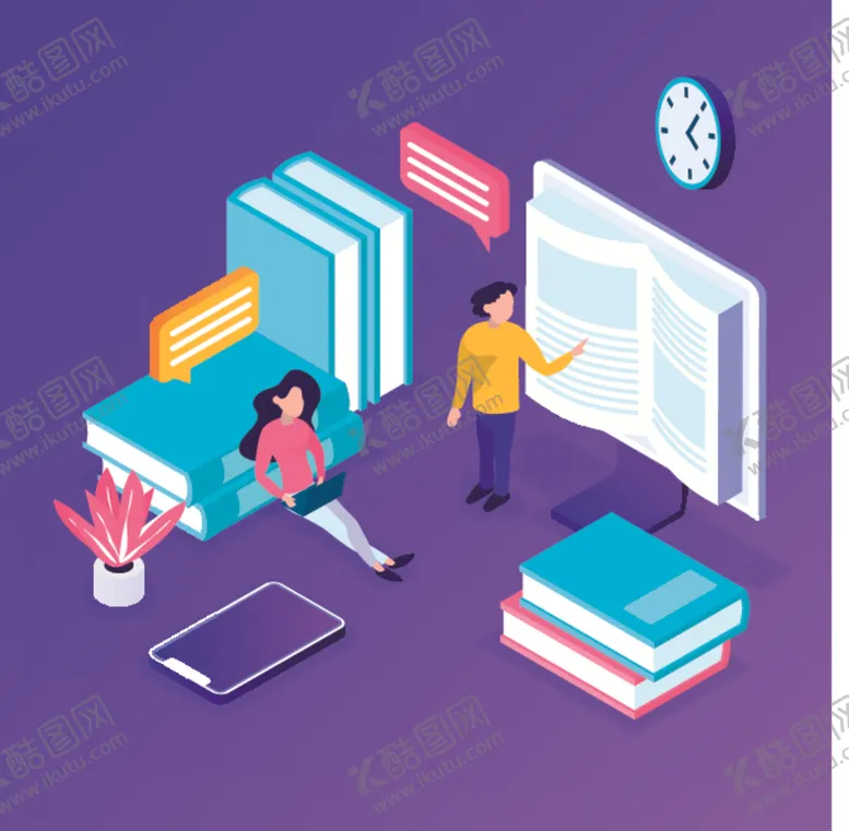 编号：64896405050414129955【酷图网】源文件下载-等距视角插画