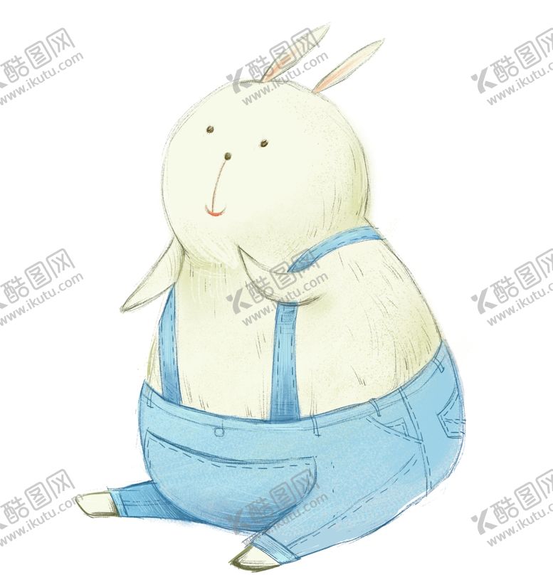 编号：88829805021343017256【酷图网】源文件下载-卡通插画兔子
