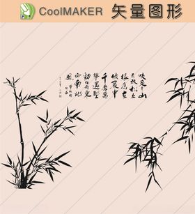 线稿剪影壁纸简洁手绘约花纹人物创意素材生活