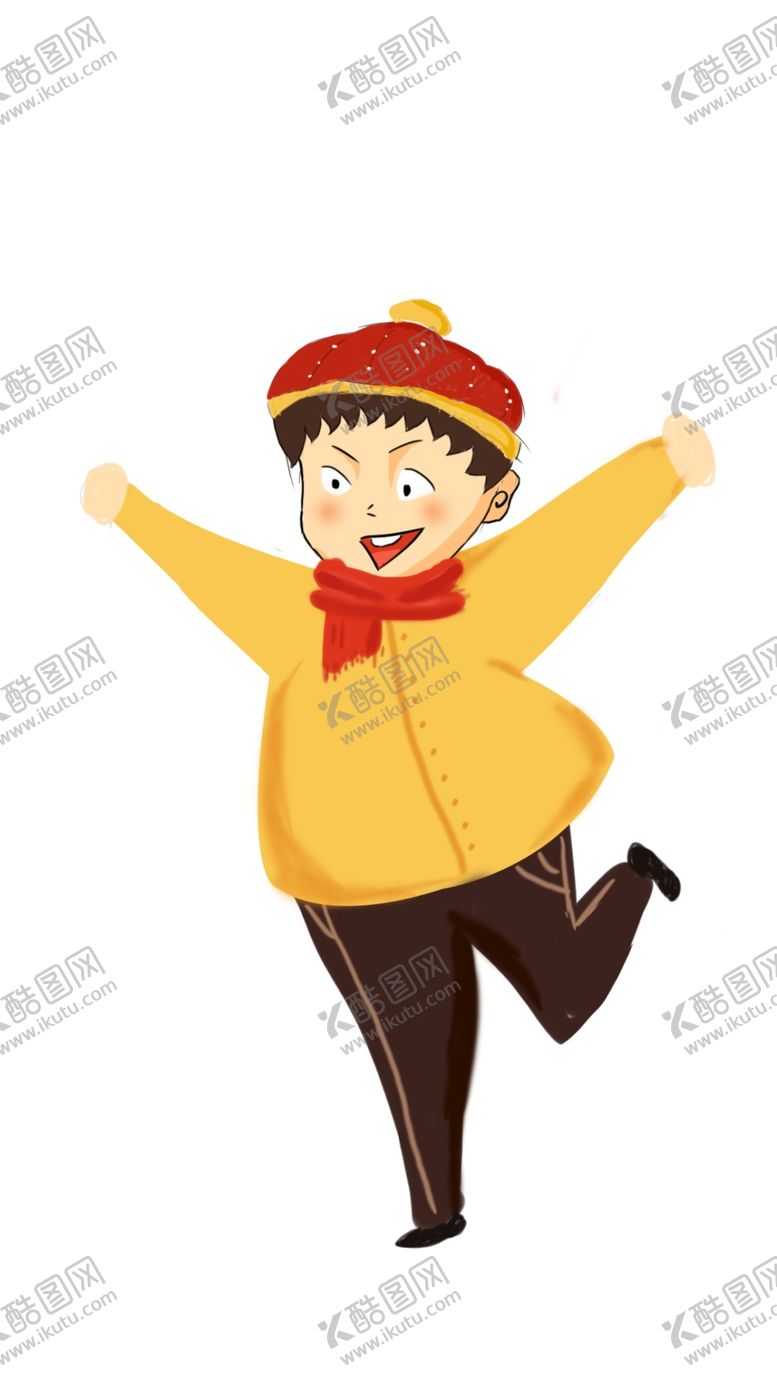 编号：81360910221242337217【酷图网】源文件下载-新年的小孩