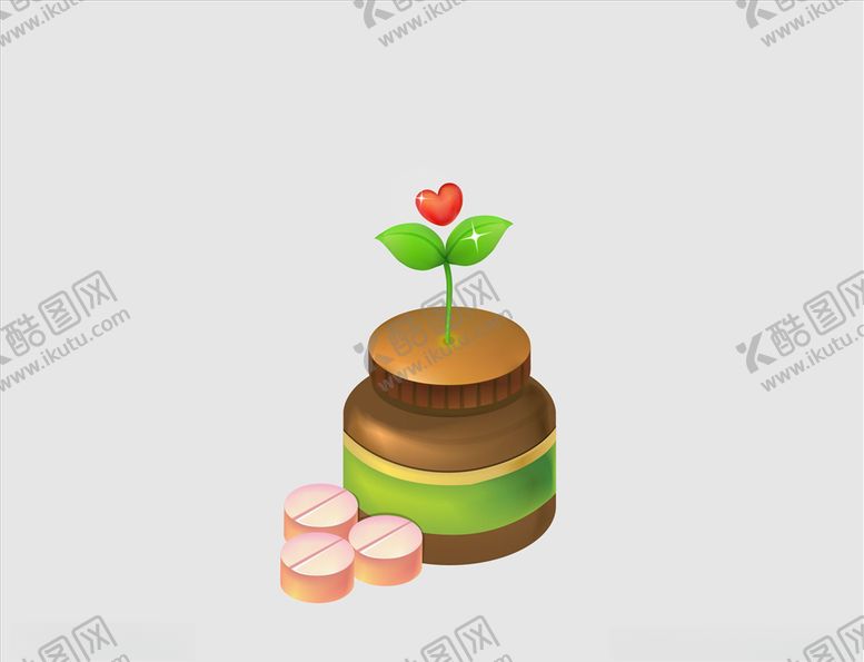 编号：78241207041900425815【酷图网】源文件下载-矢量药丸药瓶