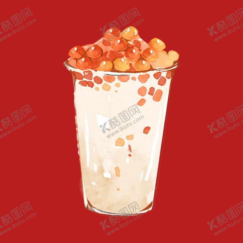 编号：48260912041039321791【酷图网】源文件下载-手绘奶茶饮料