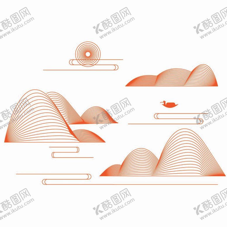 编号：15383412012315392343【酷图网】源文件下载-中式山水