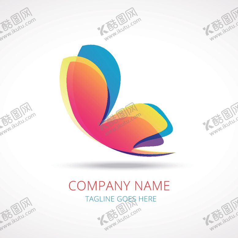 编号：55590110190514481571【酷图网】源文件下载-蝴蝶logo