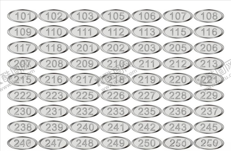 编号：92150006240333278621【酷图网】源文件下载-门牌
