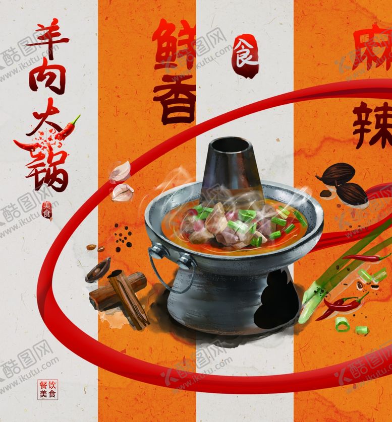 编号：94799306290151577607【酷图网】源文件下载-火锅挂画