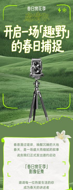 春日赏花季摄影征集比赛长图