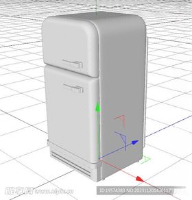 C4D模型冰箱