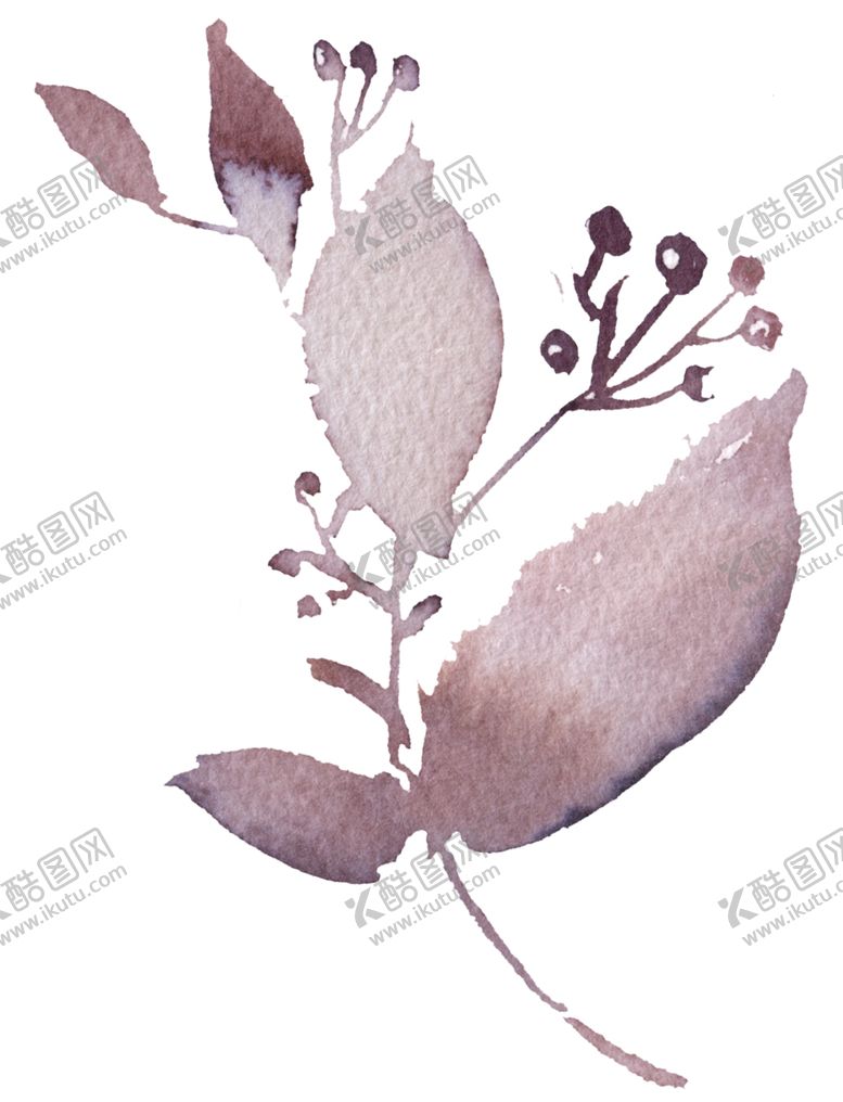 编号：47556805051752164433【酷图网】源文件下载-波西米亚风格水彩花朵