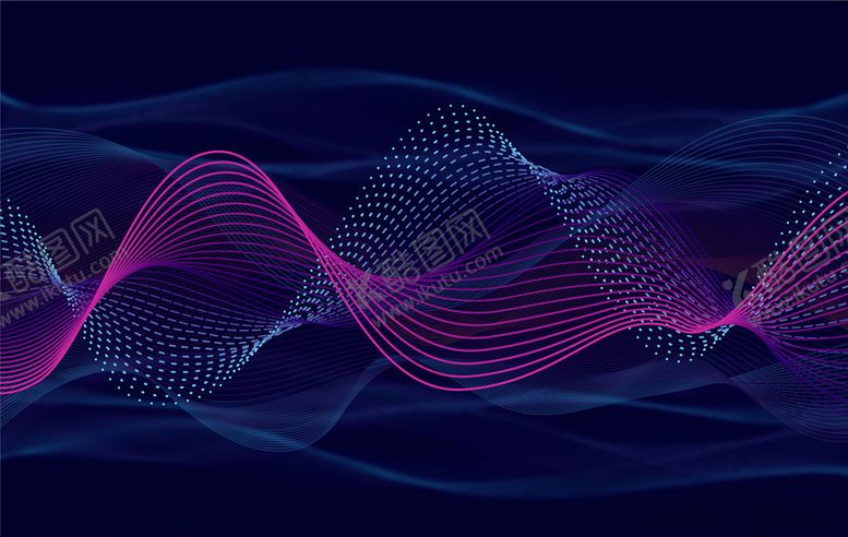 编号：57039810070002498691【酷图网】源文件下载-波浪背景