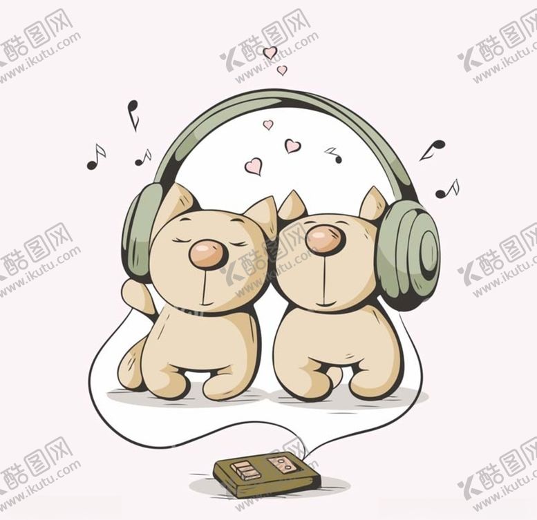 编号：53022010101203469196【酷图网】源文件下载-大牌耳机插画矢量歌曲