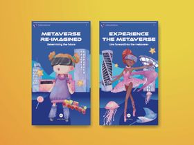 多样卡通人物场景插画图片