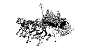 战国马车
