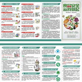 食品安全4折页