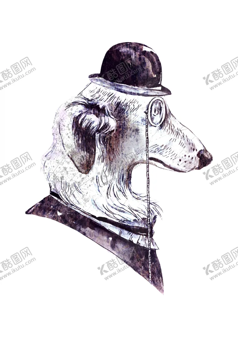 编号：49348002021957327984【酷图网】源文件下载-手绘狗子