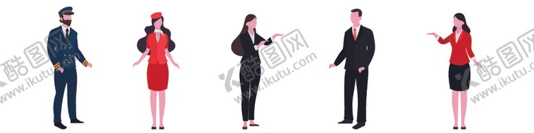 编号：11413309182211103524【酷图网】源文件下载-矢量人物素材