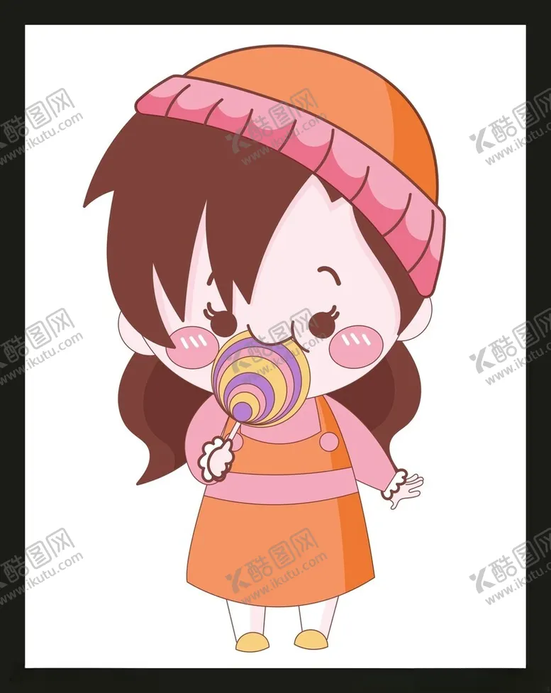 编号：90743801291119173894【酷图网】源文件下载-手绘儿童女孩
