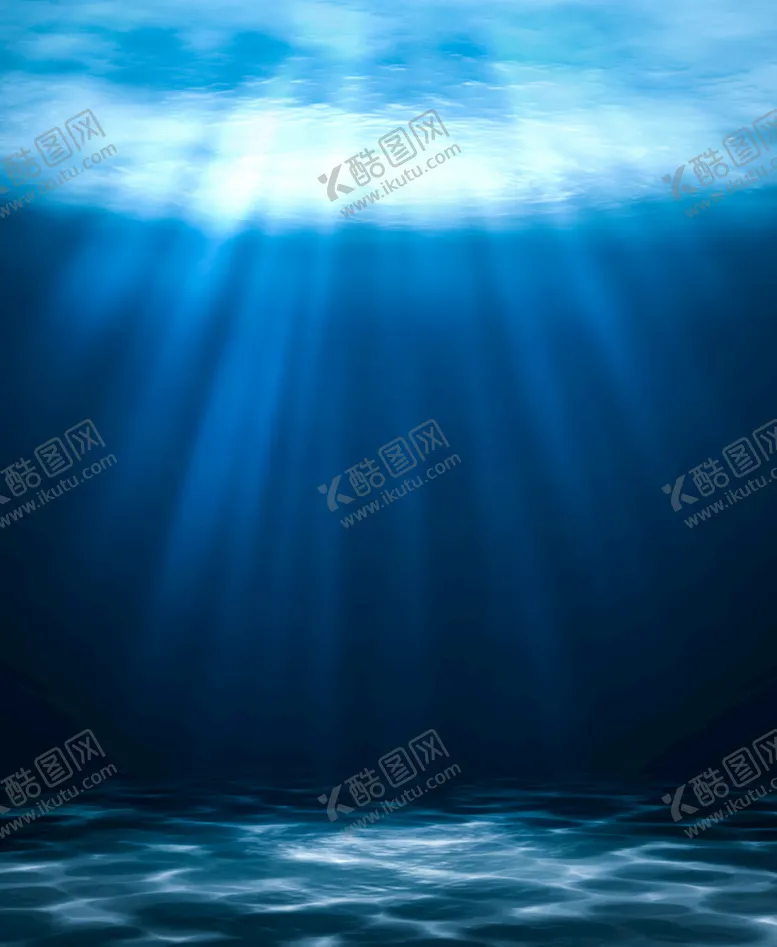 编号：81794009121756325208【酷图网】源文件下载-蓝色深海海洋背景
