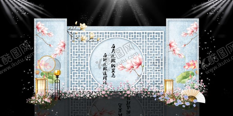 编号：48821807131914431578【酷图网】源文件下载-蓝色婚礼
