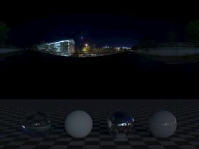C4D城市夜景贴图HDR贴图MAX3渲染背写实环境环境