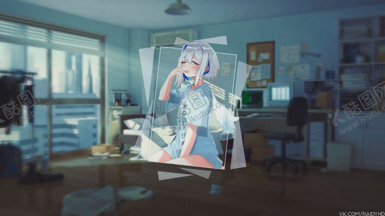 编号：39393509171248582372【酷图网】源文件下载-彩色动漫人物插画背景