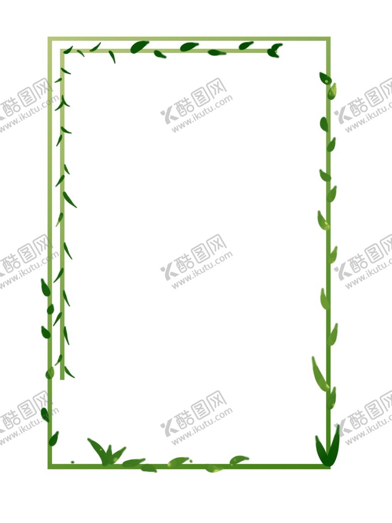 编号：63320910101019069435【酷图网】源文件下载-植物边框
